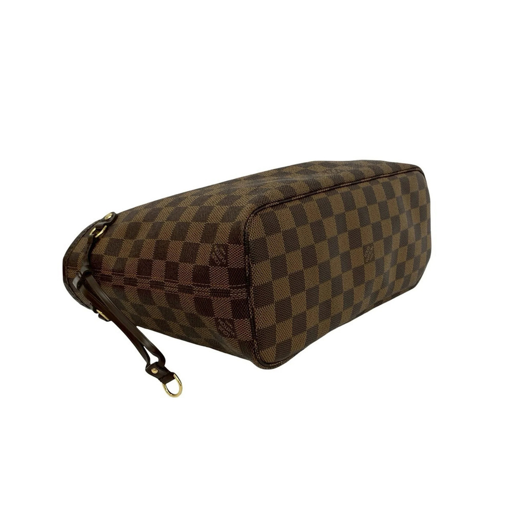 LOUIS VUITTON Brown Damier Leather Neverfull PM Tote Bag - Picture 7 of 10
